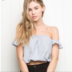 Brandy Melville Strapless top